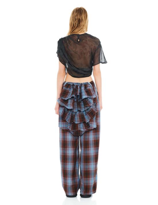  콜리나 스트라다 팔라초 팬츠 Collina Strada 버슬 캐치플라이 - COLLINA STRADA