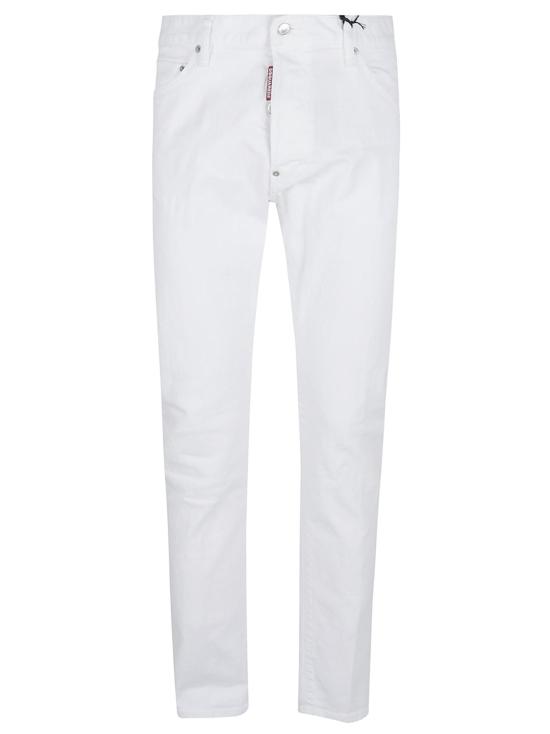 25FW 디스퀘어드2 데님 팬츠 S74LB1742 S39781 100 WHITE - DSQUARED2