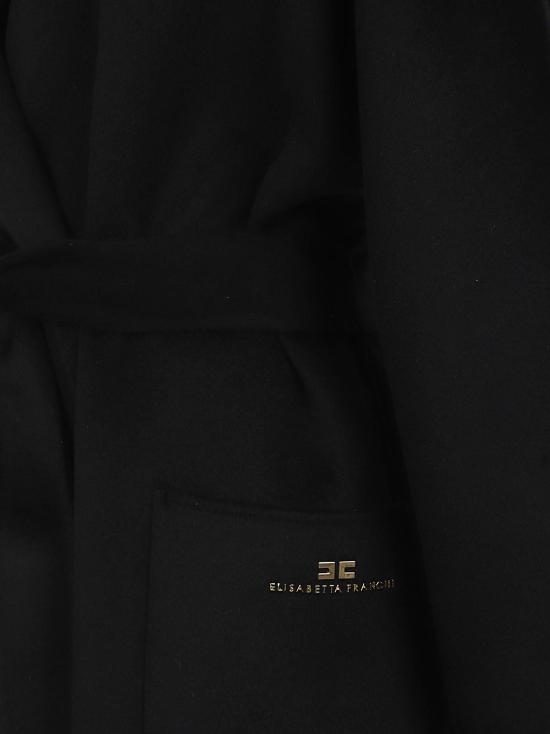 25FW 엘리자베타프랜치 케이프 CP68D56E2 110 NERO BLACK - ELISABETTA FRANCHI