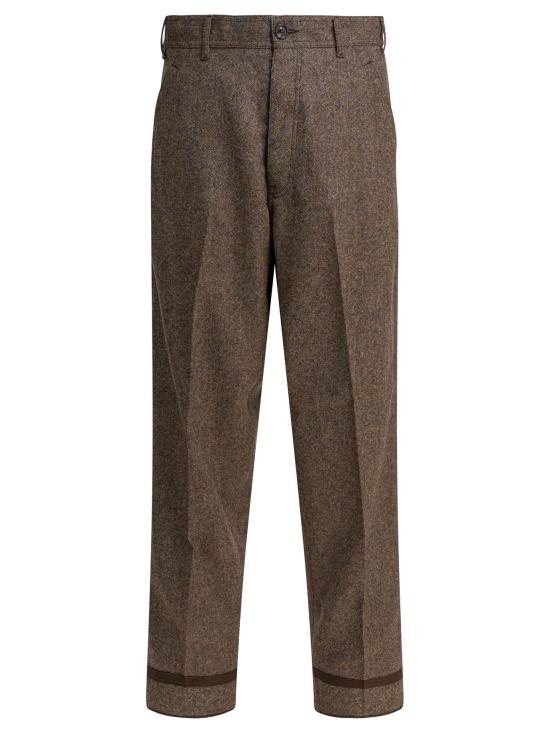 25FW 마르지엘라 스트레이트 팬츠 S67KA0074M35569141M Brown