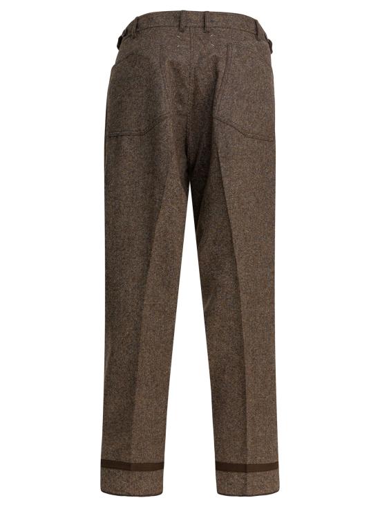 25FW 마르지엘라 스트레이트 팬츠 S67KA0074M35569141M Brown - MAISON MARGIELA