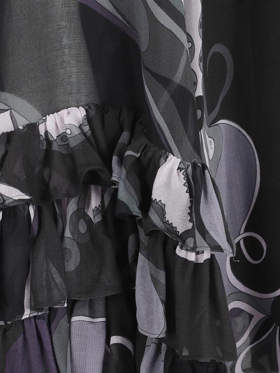 25FW 에밀리오푸치 블라우스 5URM11 5U780 016 BLACK PINK - EMILIO PUCCI