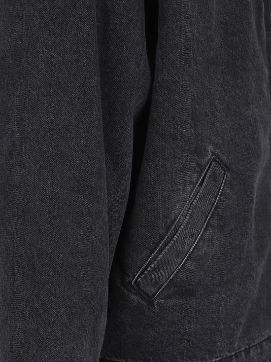 25FW 겐조 봄버 자켓 FF65DB105 6C4 BT STONE BLEACHED BLACK DENIM NUDE NEUTRALS - KENZO