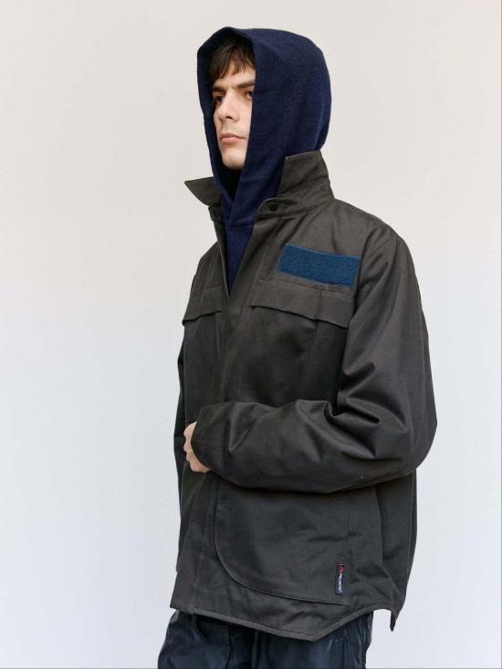  쥐알텐케이 자켓 Gr10 K 웜 코튼 알파 오버셔츠 - GR10K