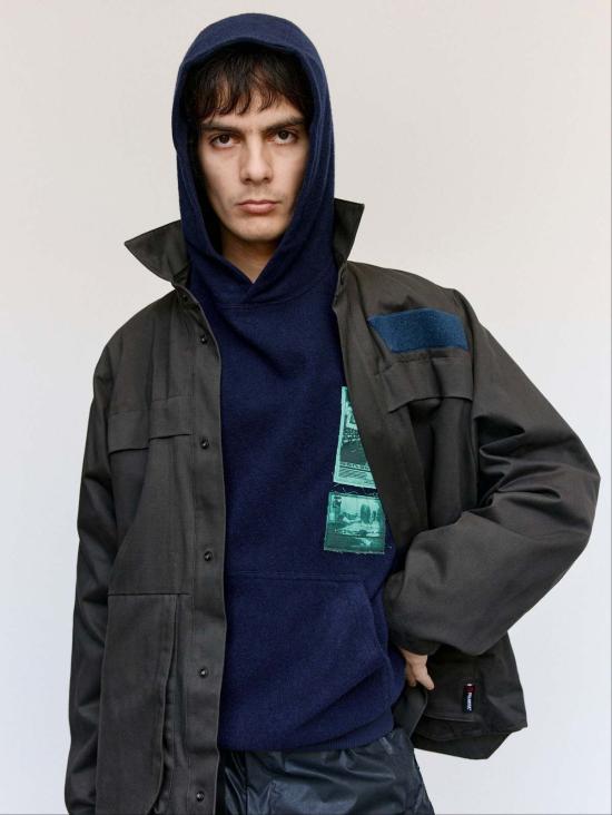  쥐알텐케이 자켓 Gr10 K 웜 코튼 알파 오버셔츠