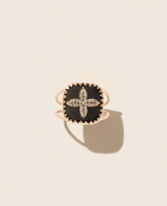  파스칼 몽부아쟁 반지 파스칼 몬부아신 보위 No. 2 다이아몬드  블랙