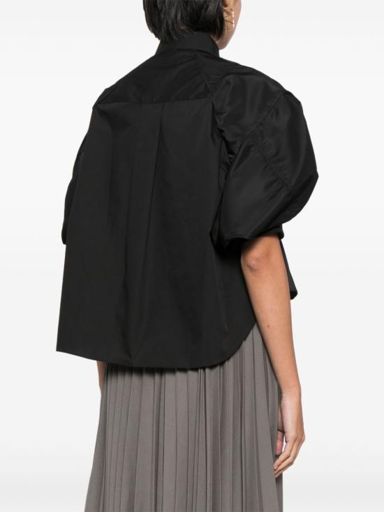 25SS 사카이 블라우스 SCW 227 001 Black - SACAI