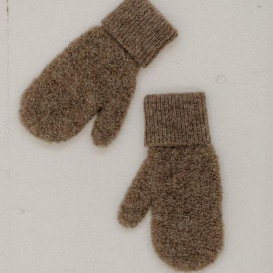  베어 니트웨어 장갑 알파카 부클 - BARE KNITWEAR