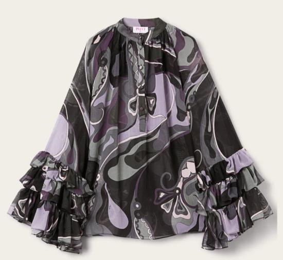 25FW 에밀리오푸치 셔츠 5URM115U780 016 BLACKPINK