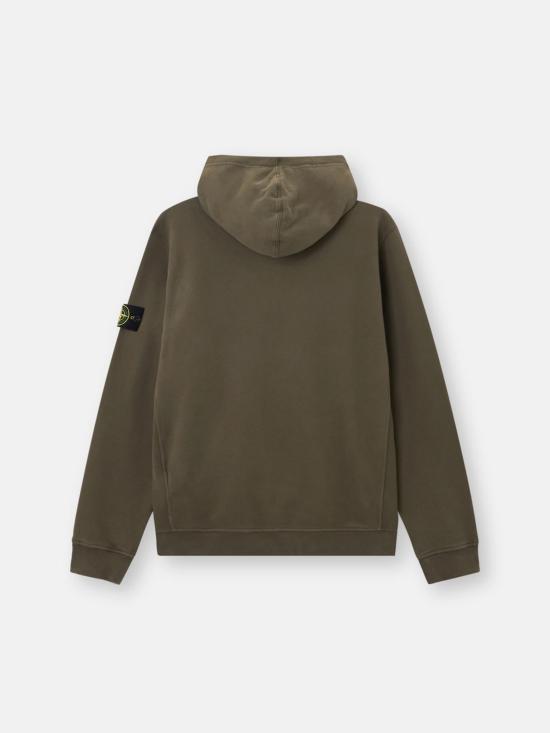 25FW 스톤 아일랜드 후드 티셔츠 K2S156100029S0A20V0054 MILITARY GREEN DOM - STONE ISLAND