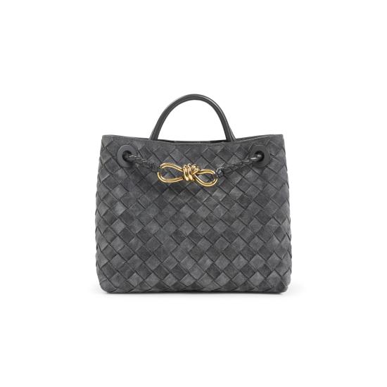 25FW 보테가베네타 안디아모 스몰 토트백 766014V1QE61041 GRAPHITE DOM - BOTTEGA VENETA