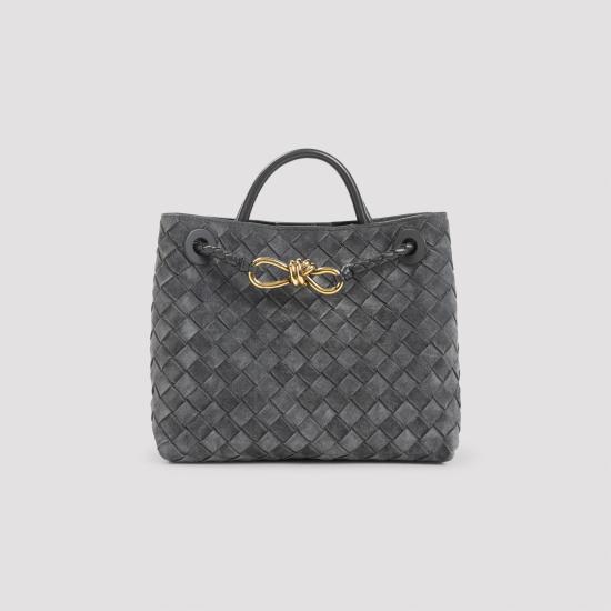25FW 보테가베네타 안디아모 스몰 토트백 766014V1QE61041 GRAPHITE DOM - BOTTEGA VENETA