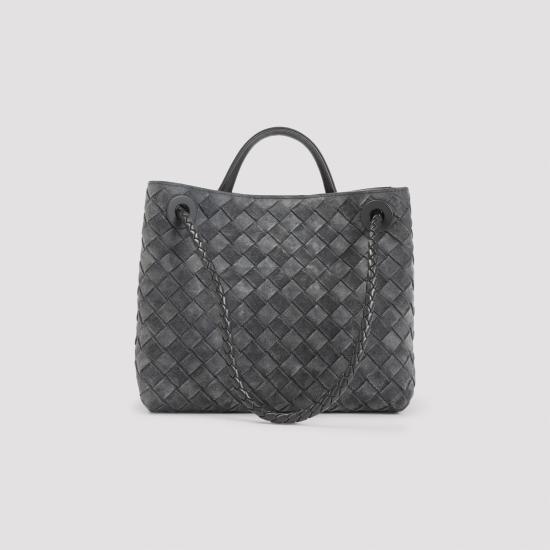 25FW 보테가베네타 안디아모 스몰 토트백 766014V1QE61041 GRAPHITE DOM - BOTTEGA VENETA