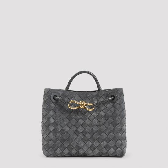 25FW 보테가베네타 안디아모 스몰 토트백 766014V1QE61041 GRAPHITE DOM