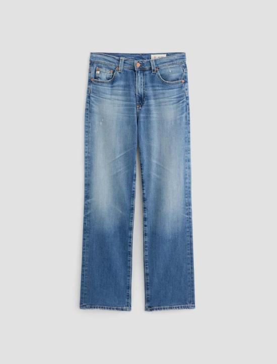  아드리아노 골드슈미드 데님 팬츠 Ag Jeans Brinley 미드 라이즈 스트레이트 진 16년 소어링 - ADRIANO GOLDSCHMIED