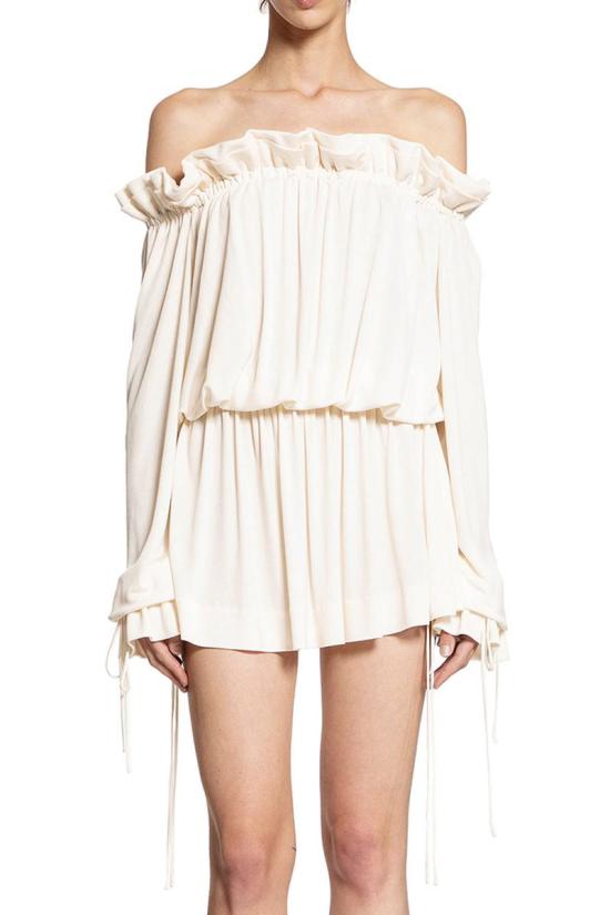 25SS 생로랑 원피스 820926Y6H33 9601 Beige