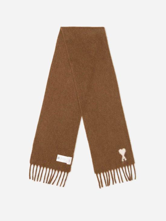 25FW 아미 머플러/스카프 H25USF673 AW0004 216HAZELNUT Brown - AMI