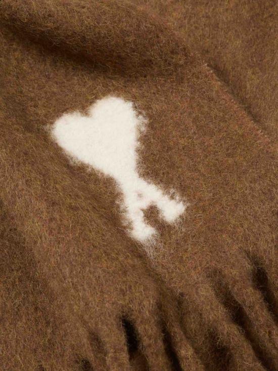 25FW 아미 머플러/스카프 H25USF673 AW0004 216HAZELNUT Brown - AMI