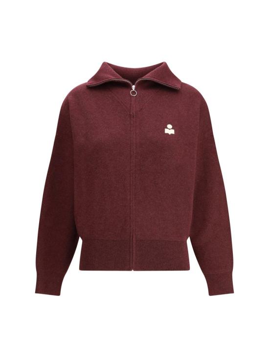 25FW 이자벨마랑에뚜왈 AXELLE 악셀 집업 가디건 CA0004FBA3L75E 80BY Red