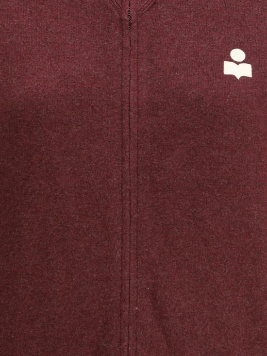 25FW 이자벨마랑에뚜왈 AXELLE 악셀 집업 가디건 CA0004FBA3L75E 80BY Red - ISABEL MARANT ETOILE