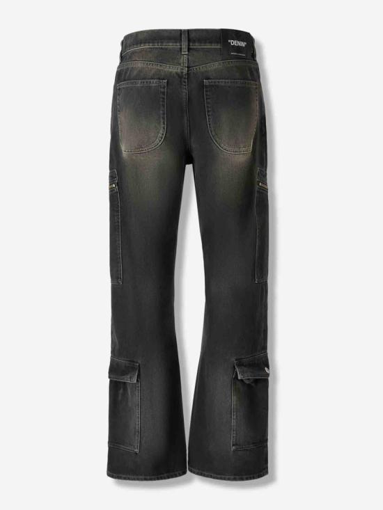 25FW 오프화이트 데님 팬츠 MYA190F5D0011117 019DIRTY BLACK ANTRACITE GREY - OFF WHITE