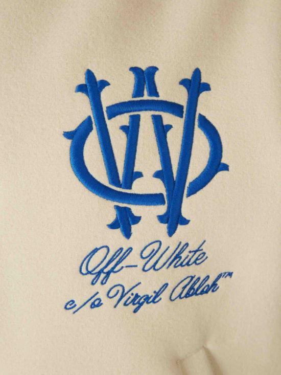 25FW 오프화이트 봄버 자켓 MEH053F5F0041746 277FROZEN DEW Beige - OFF WHITE