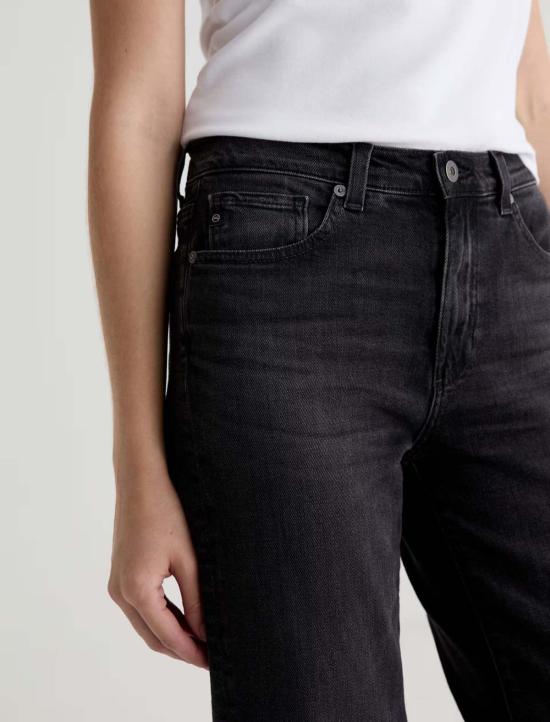  아드리아노 골드슈미드 데님 팬츠 Ag Jeans Brinley 미드 라이즈 스트레이트 진 - ADRIANO GOLDSCHMIED