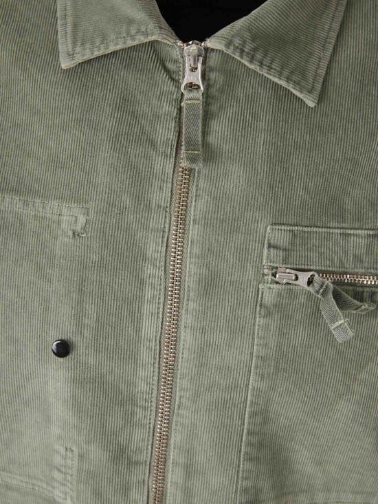 25FW 씨피 컴퍼니 코듀로이 렌즈 지퍼 셔츠 19CMOS097A006410O 921GUNMETAL GREEN - C.P. COMPANY