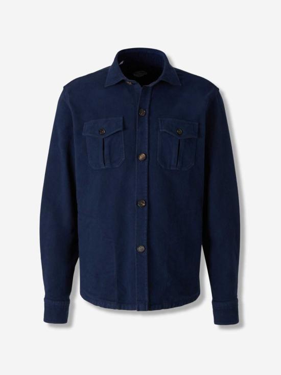 25FW 빈센조 디 루기에로 자켓 OSLO CON TASCHE 4BLU NAVY BLUE