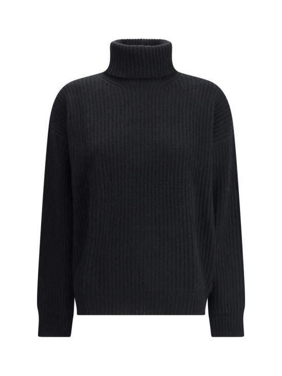 25FW 마들렌 톰슨 터틀넥 AW25T19 BLACK Black