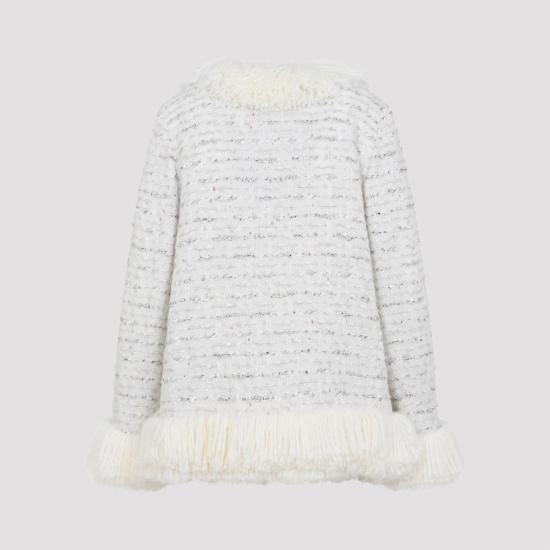 25FW 지암바티스타 발리 코트 25FWPVCA8062 04LIN M015 IVORY - GIAMBATTISTA VALLI