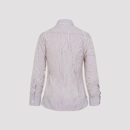 25FW 마르지엘라 셔츠 S29DL0218 MTN124 961 RED STRIPE - MAISON MARGIELA