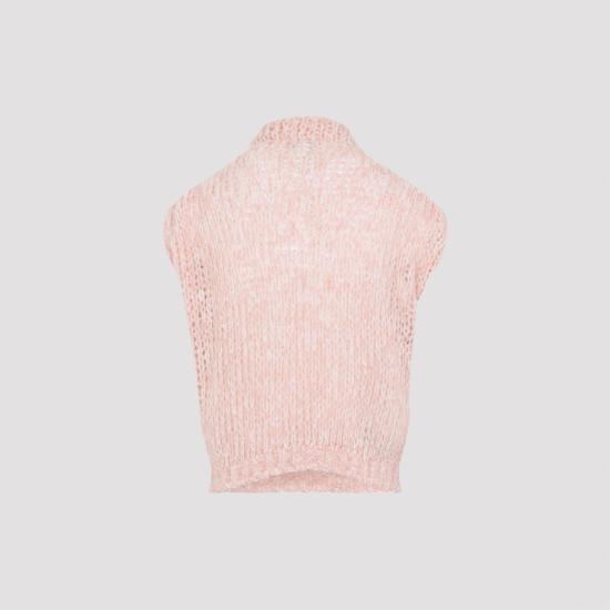 25FW 지암바티스타 발리 민소매 티셔츠 25FWPVCM0M10 15WCA M410 ROSE MULTI - GIAMBATTISTA VALLI