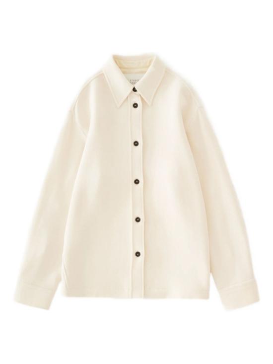 25FW 스튜디오 니콜슨 셔츠 SANTINISNW 1606CHALK White