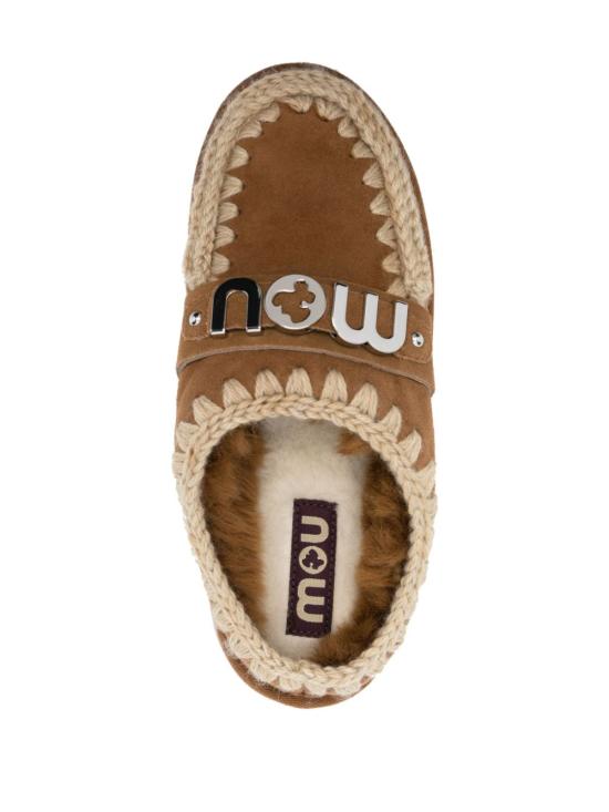 25FW 모우 뮬/슬리퍼 FW531001A COG LEATHER BROWN - MOU