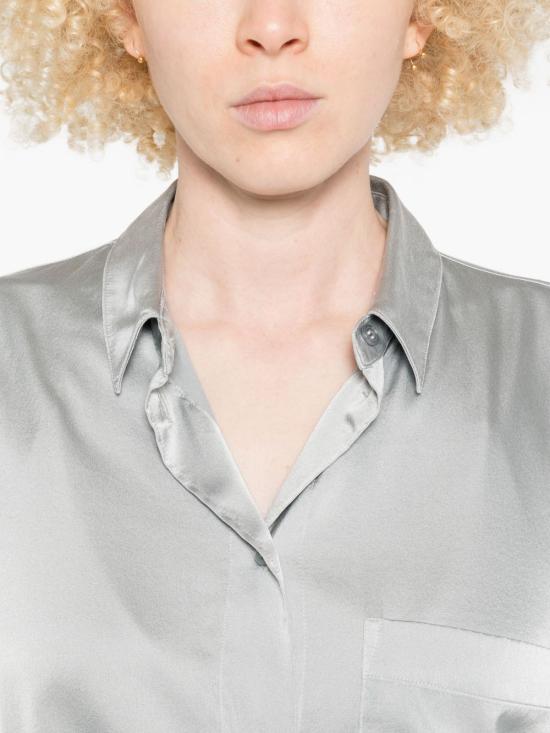 25FW 포르테포르테 셔츠 14372 MYSHIRTPEARL Grey - FORTE FORTE