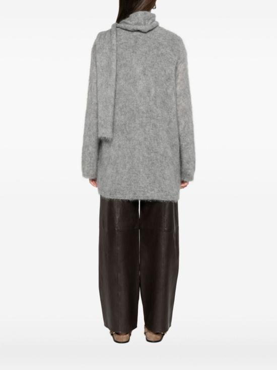 25FW 포르테포르테 가디건 14438 MYKNITGRIGIOMELANGE Grey - FORTE FORTE