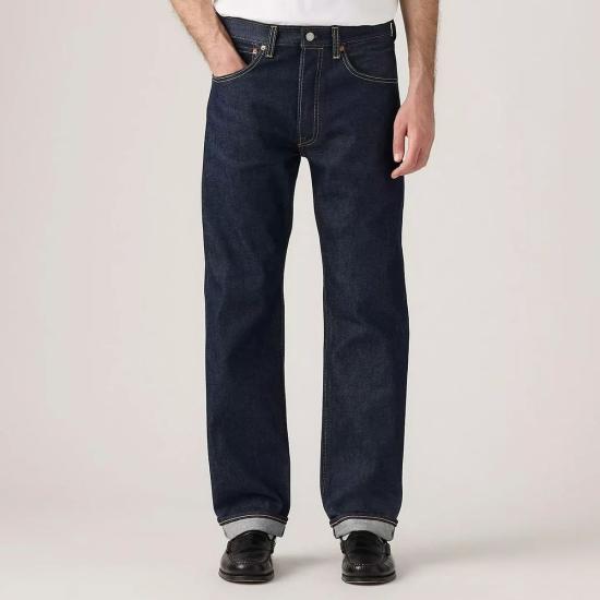  리바이스 데님 팬츠 501 오리지널 핏 셀비지 진 허드슨(중간 워시)