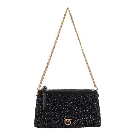 25FW 핑코 숄더백 105359 A2WFZ99Q Black