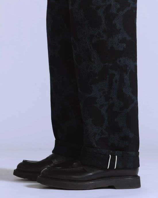  리바이스 데님 팬츠 블루 탭 마커 루즈 진 - LEVI'S