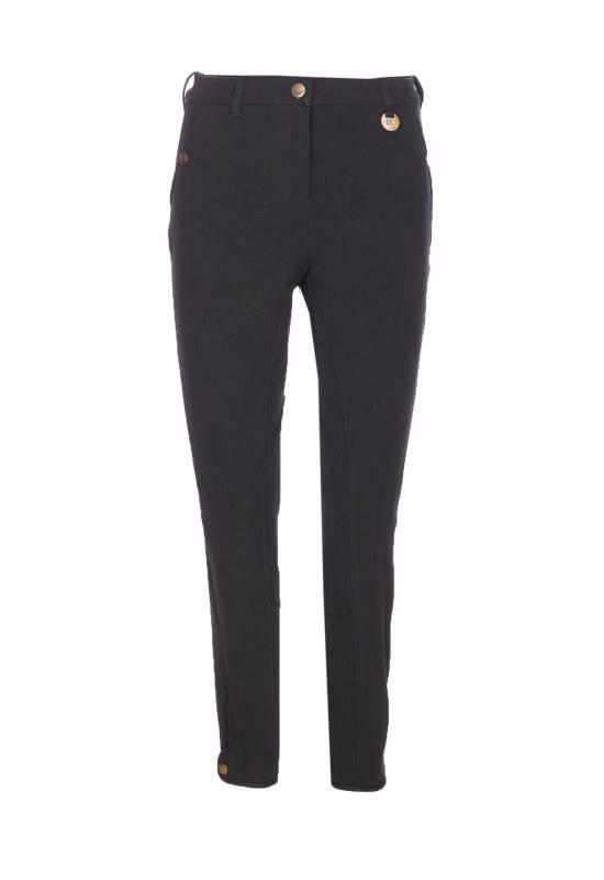 25FW 버버리 헤링본 스트레치 코튼 조드퍼 팬츠 8114845 A1189 Black