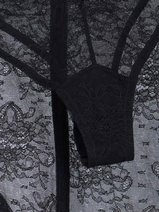 25FW 돌체앤가바나 긴팔 티셔츠 F79BPT FLREX N0000 Black - DOLCE & GABBANA