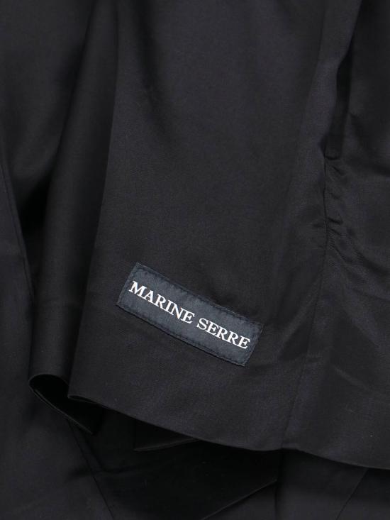 25FW 마린세르 미디 원피스 WDR421A CWOV0056 BK99 Black - MARINE SERRE