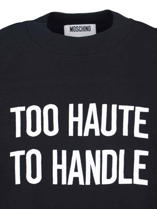 25FW 모스키노 미디 원피스 252D 0405 5442 1555 Black - MOSCHINO