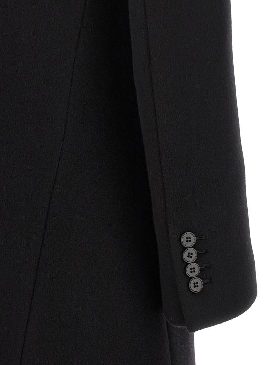 25FW 알렉산더 맥퀸 트렌치 코트 842822QKABR1000 Black - ALEXANDER MCQUEEN