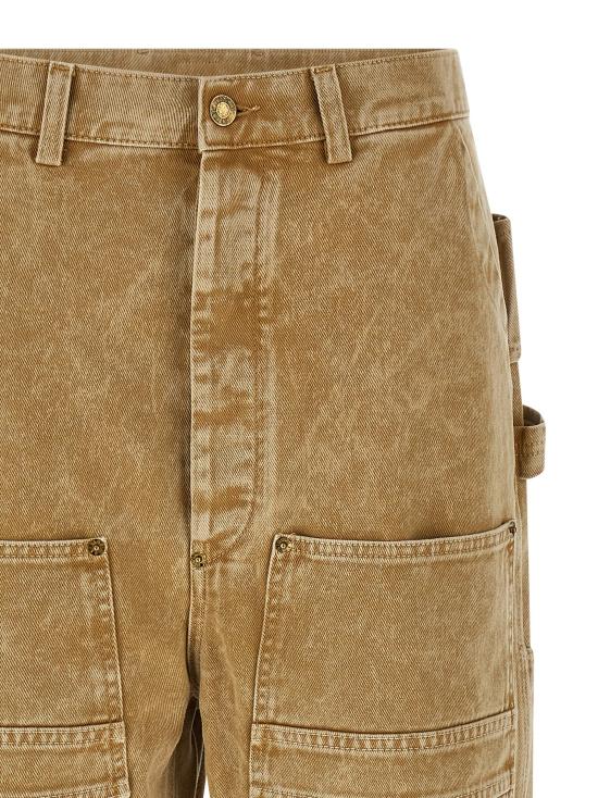 25FW 모스키노 스트레이트 팬츠 A030854210466 Beige - MOSCHINO