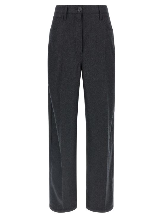 25FW 프라다 스트레이트 팬츠 P265JSOOO11GZF0308 Gray