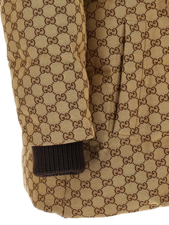 25FW 구찌 캔버스 봄버 자켓 835412ZAF4S2580 Beige - GUCCI