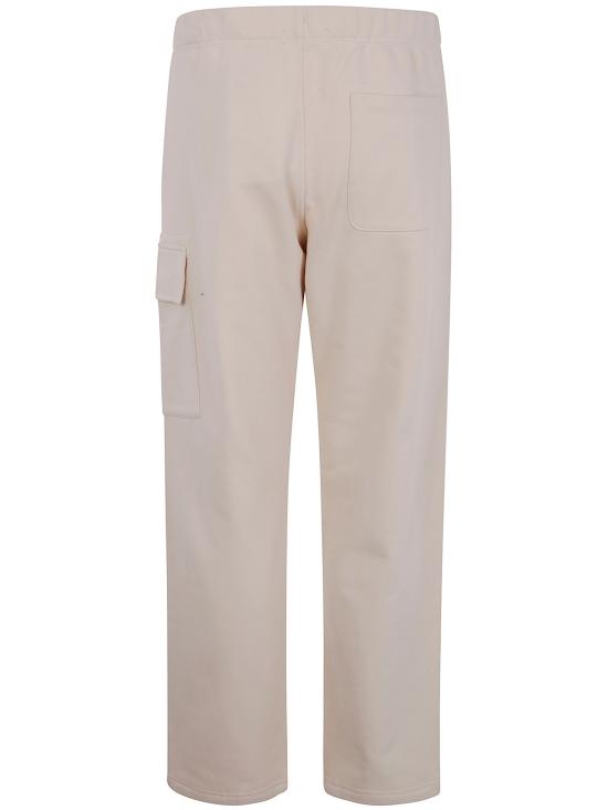 25FW 씨피 컴퍼니 다이애그널 레이즈드 플리스 카고 스웨트팬츠 19CMSP141A 005086W 402 PISTACHIO SHELL - C.P. COMPANY