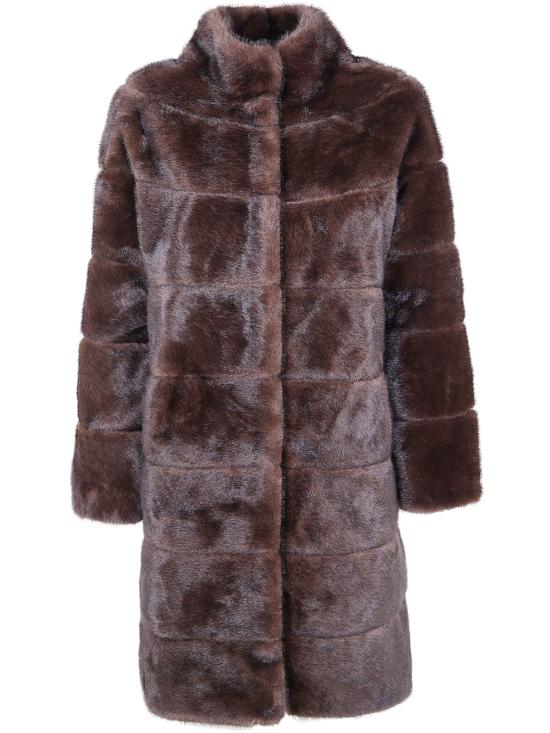 25FW 베타 코라디 코트 B601AMINK 00041 FONDENT DARK BROWN